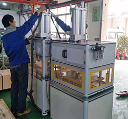 4臺(tái)氣液增壓機(jī)出貨啦，5噸高壓油壓出力型