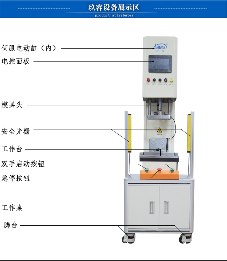 1T半弓型伺服壓力機(jī)介紹 1T半弓型伺服壓力機(jī)介紹